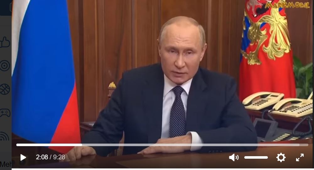 Putin zur Teilmobilmachung