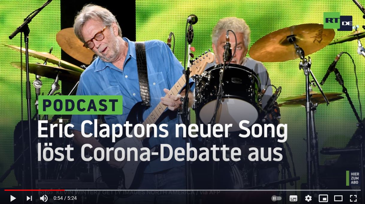 Das muss aufhören – Eric Claptons neuer Song löst Diskussion über Corona Maßnahmen aus