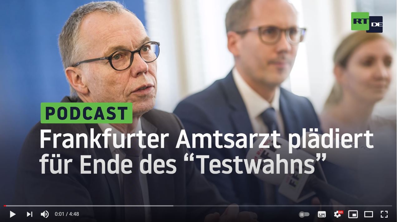 Frankfurter Amtsarzt plädiert für ein Ende des Test , Überwachungs  und Regelungswahns